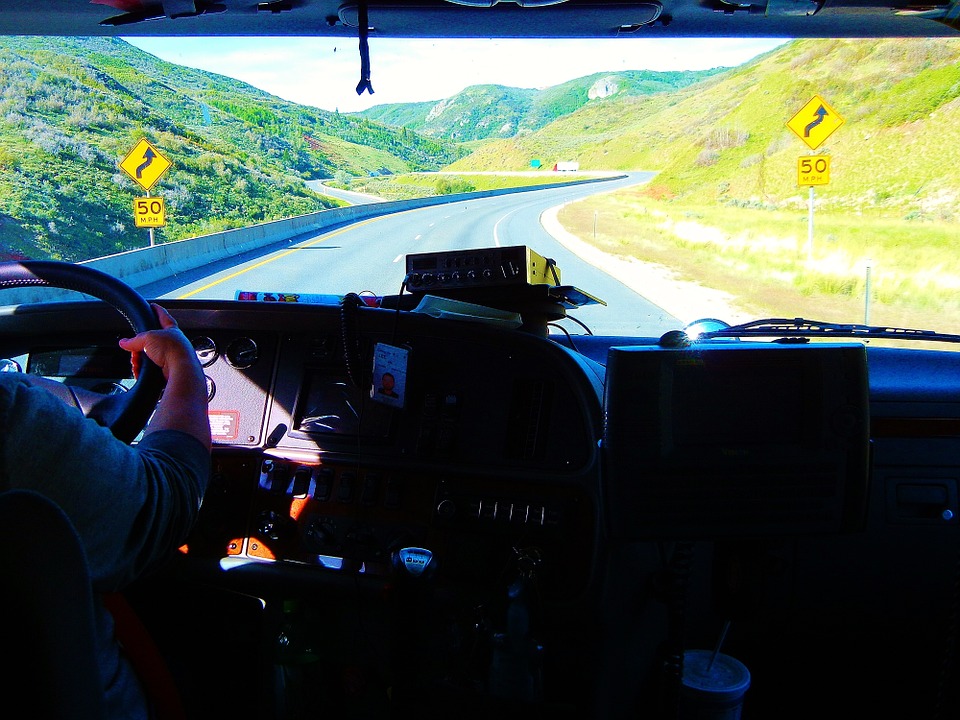 driving a truck