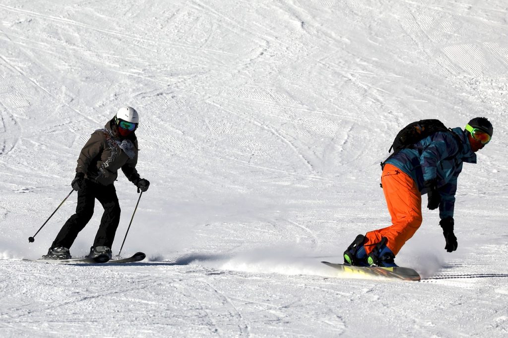 skiing team