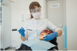 a dental filling procedure